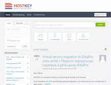 Tablet Screenshot of my.hostkey.com