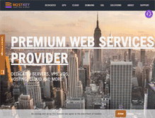 Tablet Screenshot of hostkey.com